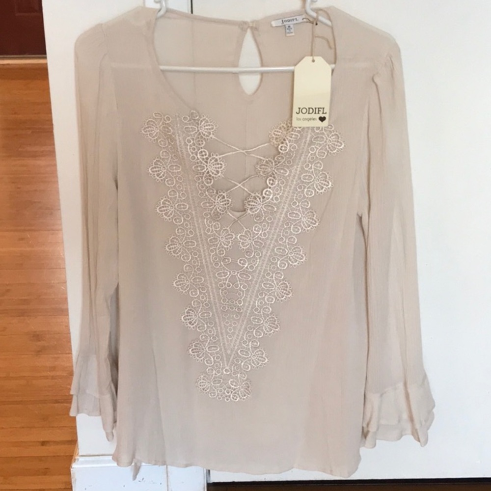 Almond color blouse